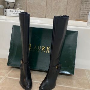 Ralph Lauren black boots